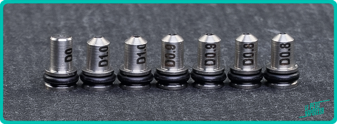 pins d'airflow de l'Atomiseur Muted RTA